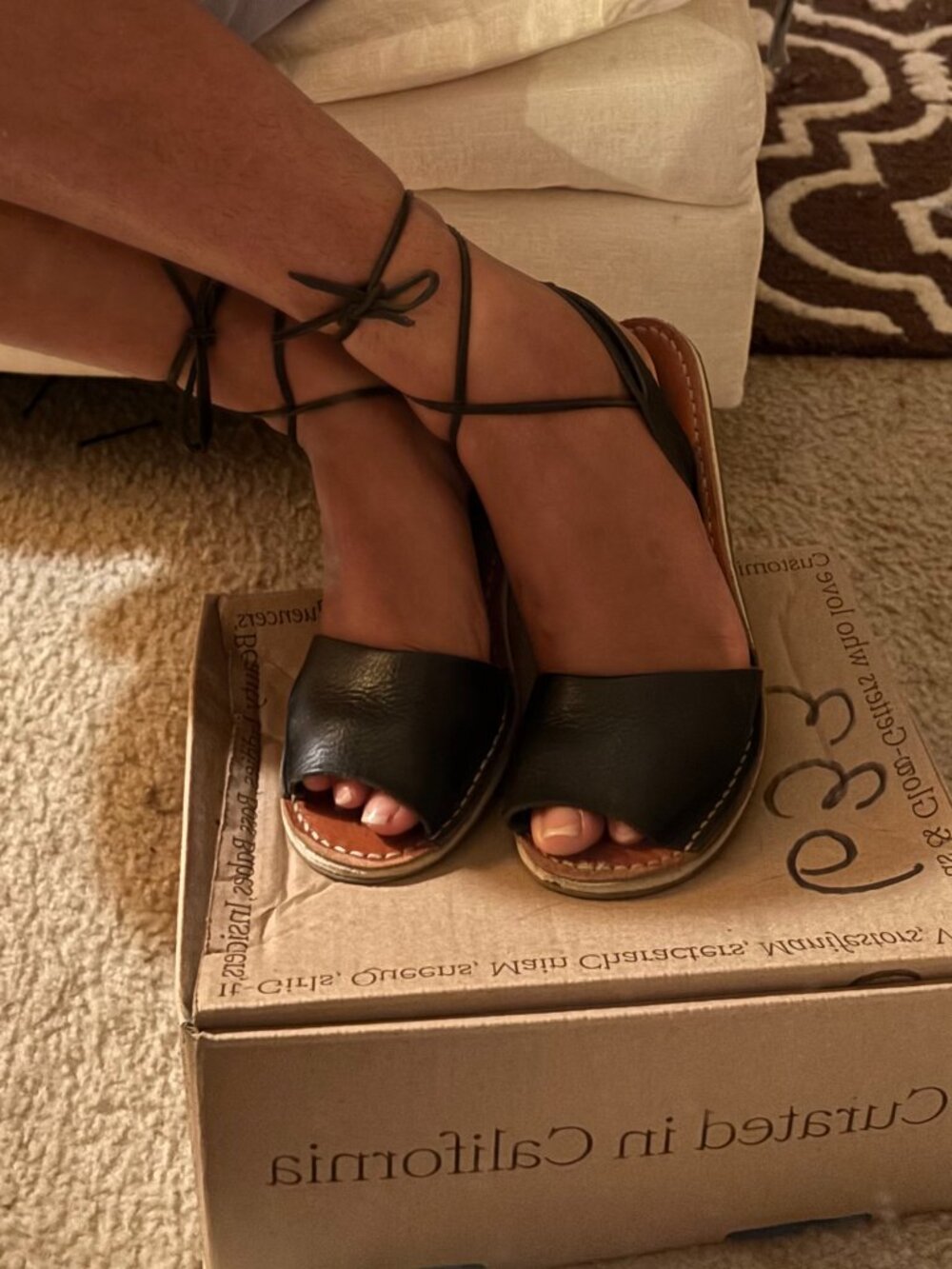 Handmade Genuine Leather Sandals From Italy